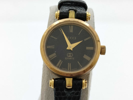 GUCCI Sherry Line Quartz Black Dial Unmoving Women's Watch