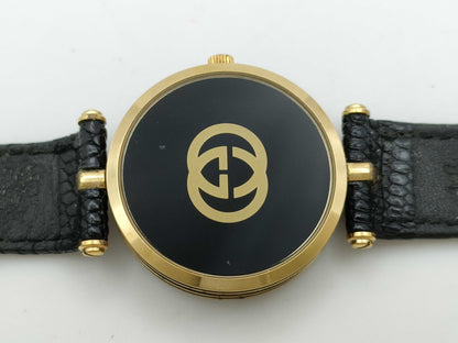 GUCCI Sherry Line Quartz Black Dial Unmoving Women's Watch