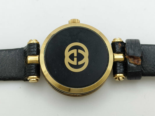 GUCCI Sherry Line Quartz Black Dial Unmoving Women's Watch
