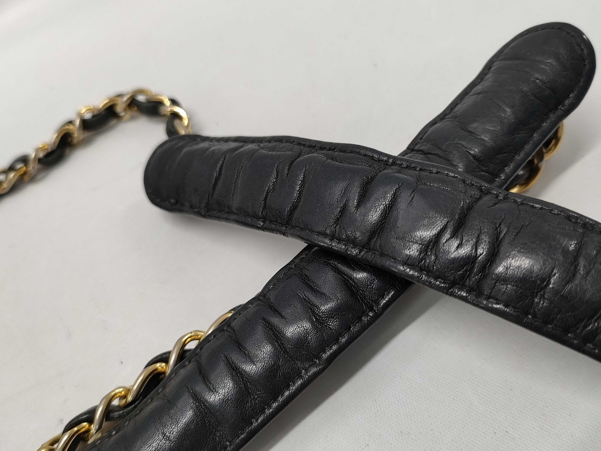 CHANEL Matelasse Lambskin Chain Tote Bag