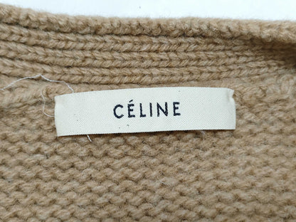 CELINE Brown Sweater Cardigan