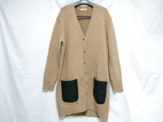 CELINE Brown Sweater Cardigan