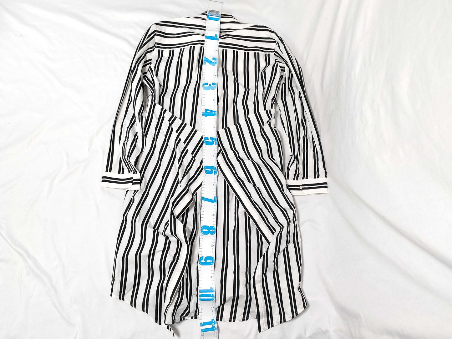 BALENCIAGA Black and White Tops Tops