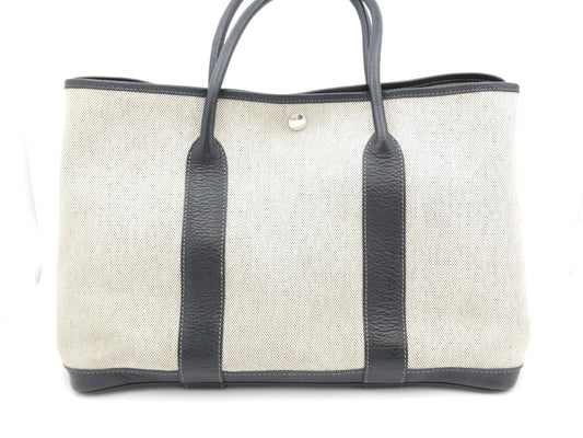 HERMES Garden Party □H Stamped Tote Bag