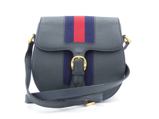 GUCCI Sherry Leather Shoulder Bag