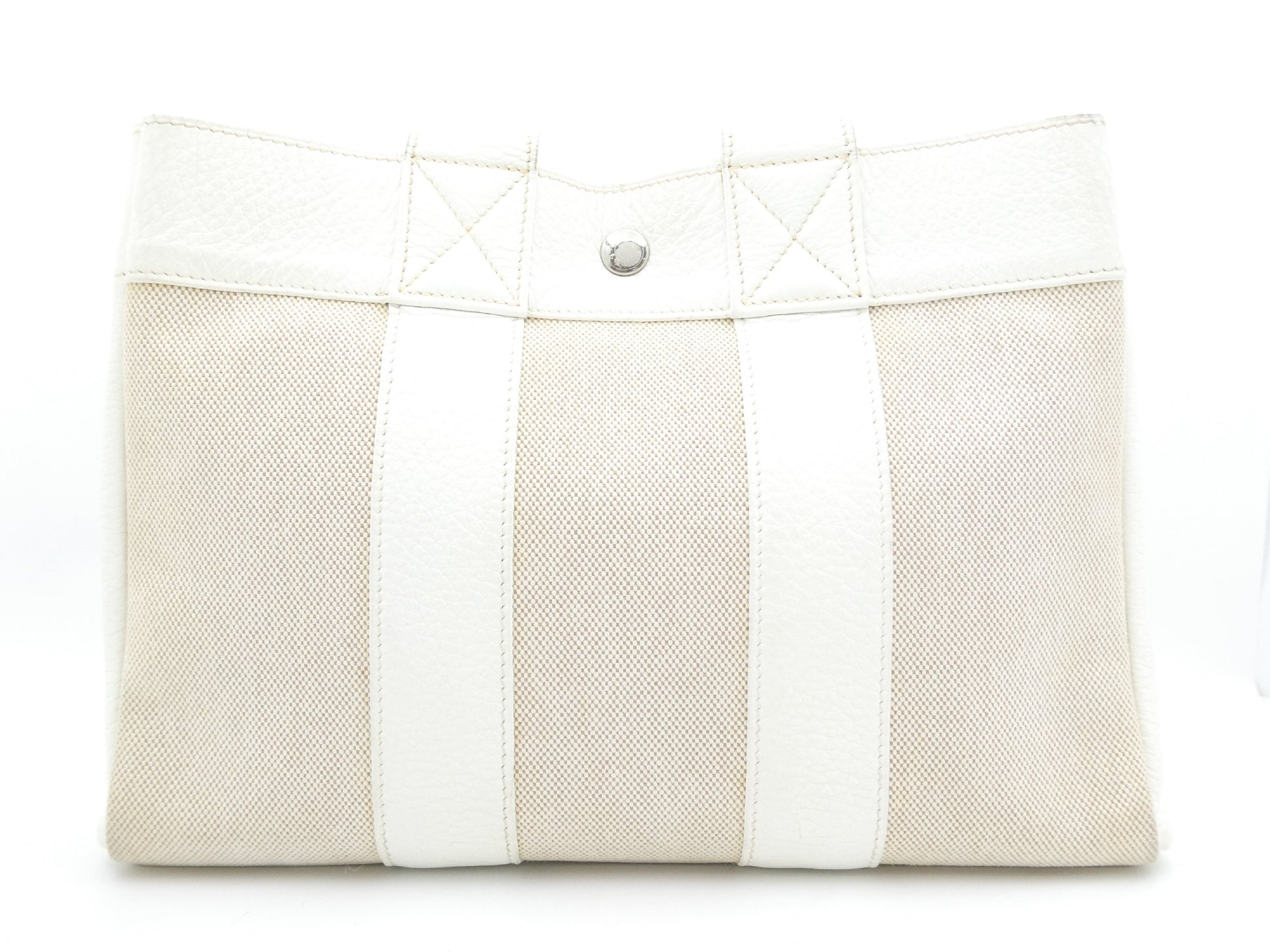 HERMES Foul Tote PM □J Stamp Tote Bag