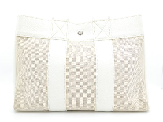 HERMES Foul Tote PM □J Stamp Tote Bag