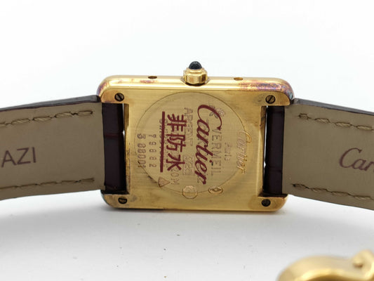 Cartier Must Tank 79882 366001 Quartz Unmoving Women's Watch