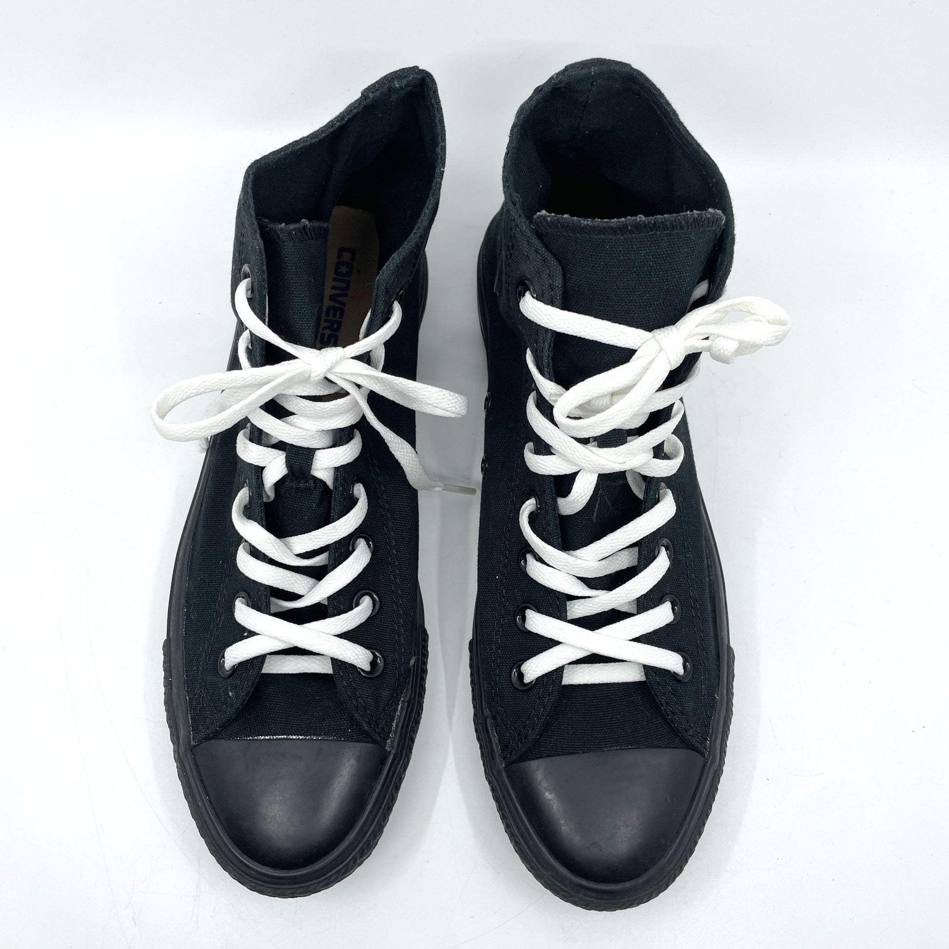 Converse Chuck Taylor Classic All Black Hi Cut M3310C Chuck Taylor All Star Sneakers, Size 9, 27.5cm