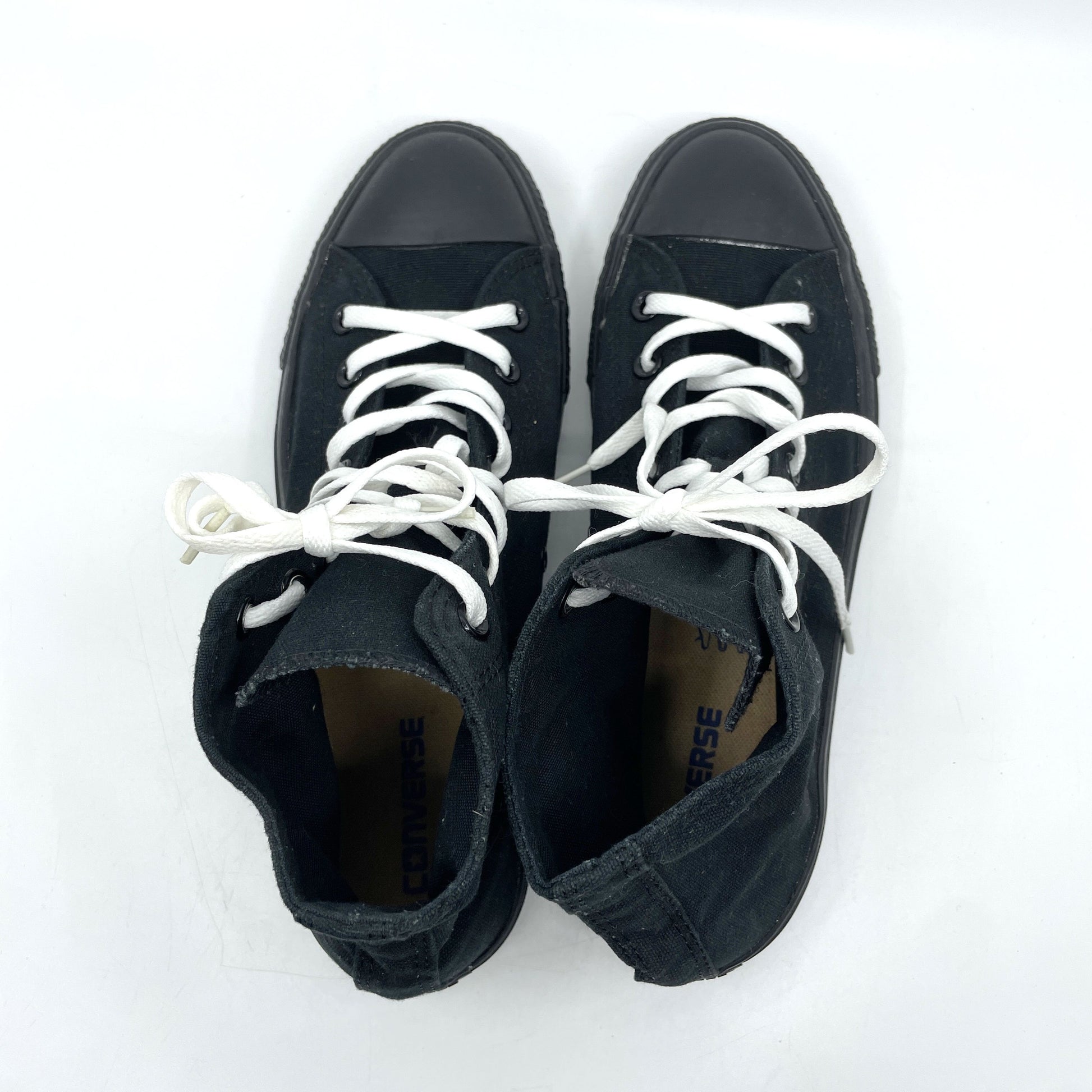 Converse Chuck Taylor Classic All Black Hi Cut M3310C Chuck Taylor All Star Sneakers, Size 9, 27.5cm