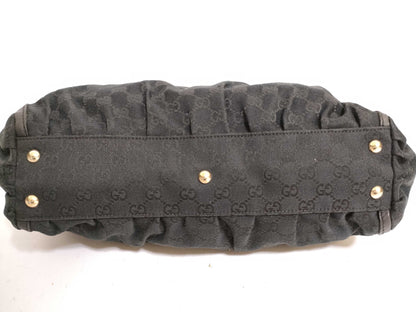 GUCCI GG Canvas GUCCI Gucci Abbey Tote Bag GG Pattern GG Canvas Black Tote Bag