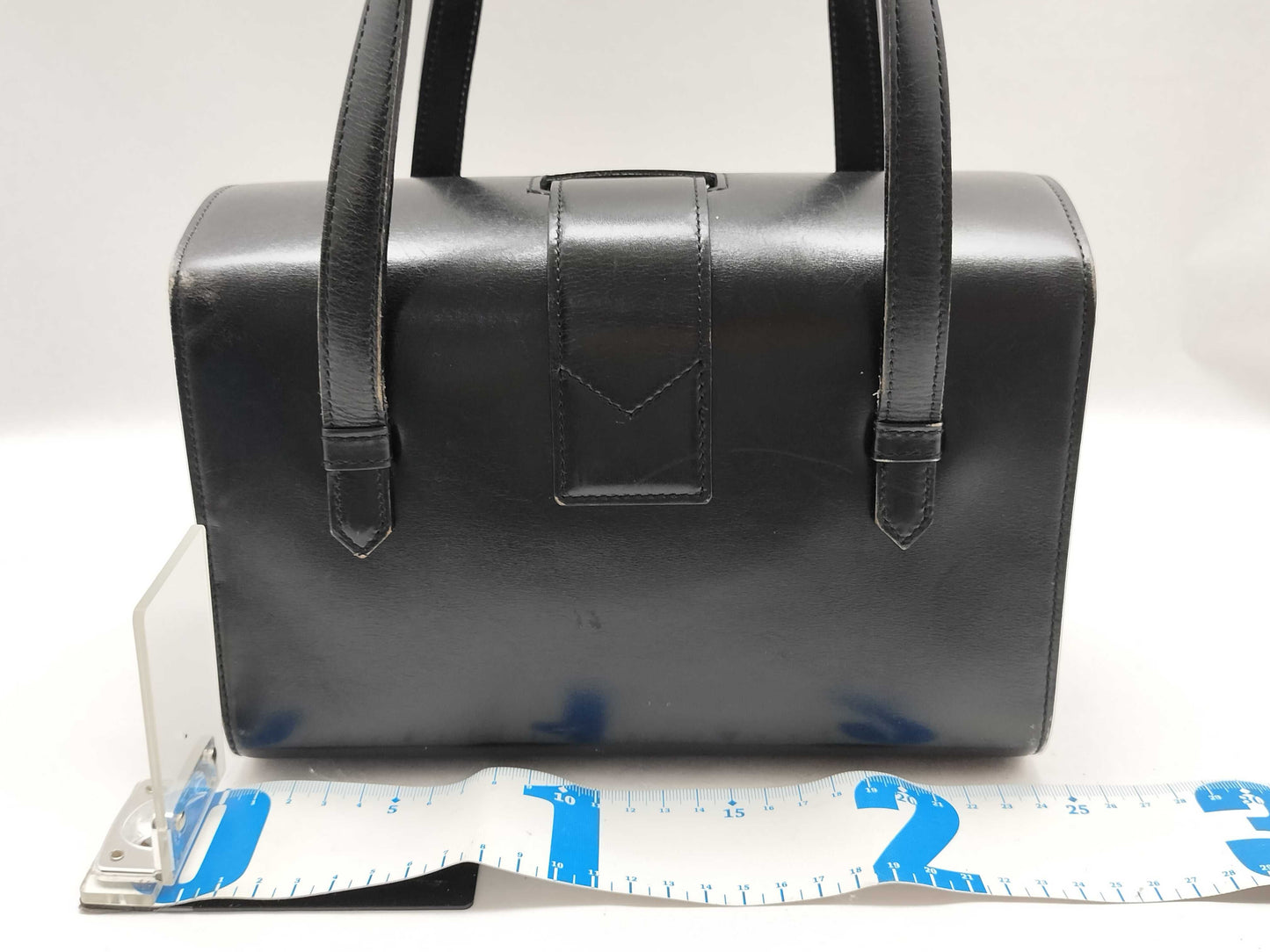 CELINE Leather Gancini Handbag