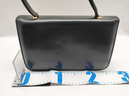 CELINE Leather Turnlock Handbag