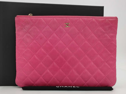 CHANEL Matelasse Clutch Bag Second Bag