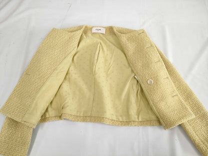 CELINE Tweed Jacket Size 38