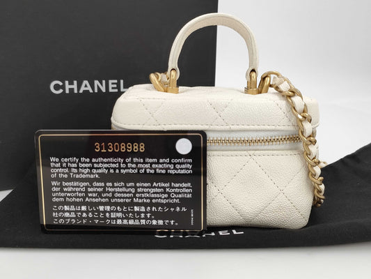 CHANEL Vanity Chain Shoulder Bag