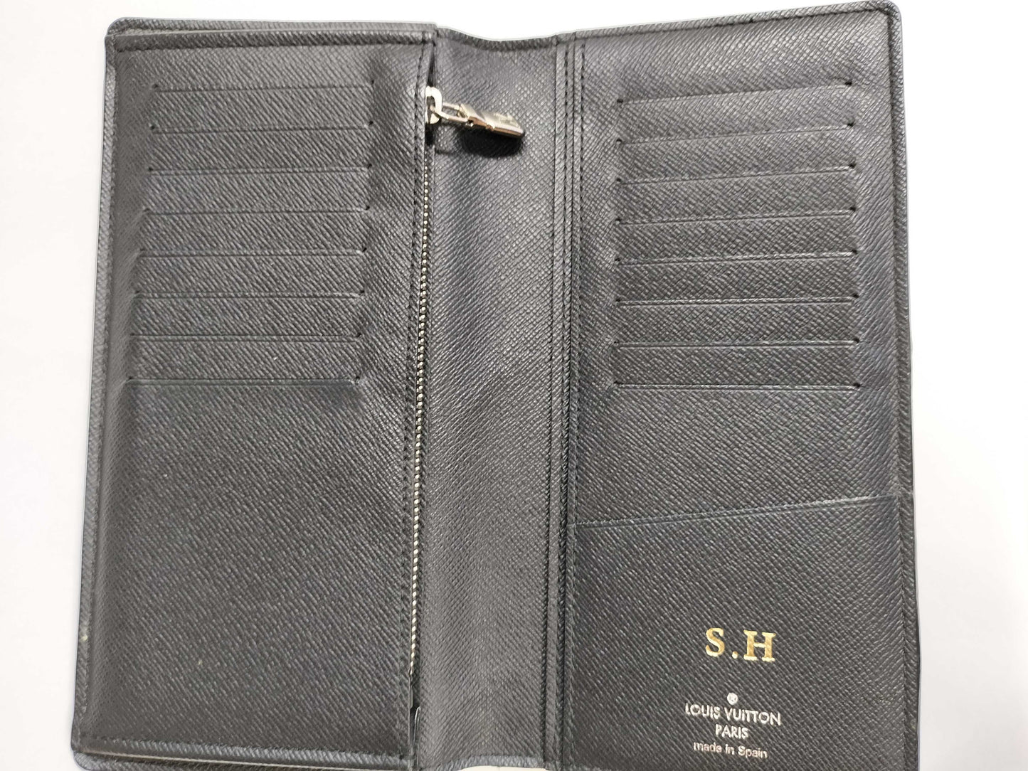 LOUIS VUITTON Damier Graphite Portefeuille Brazza NM Wallet