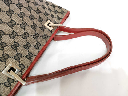 GUCCI GG Canvas Shoulder Bag Handbag