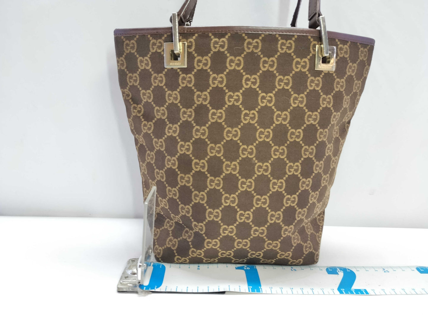 GUCCI GG Canvas Shoulder Bag Tote Bag