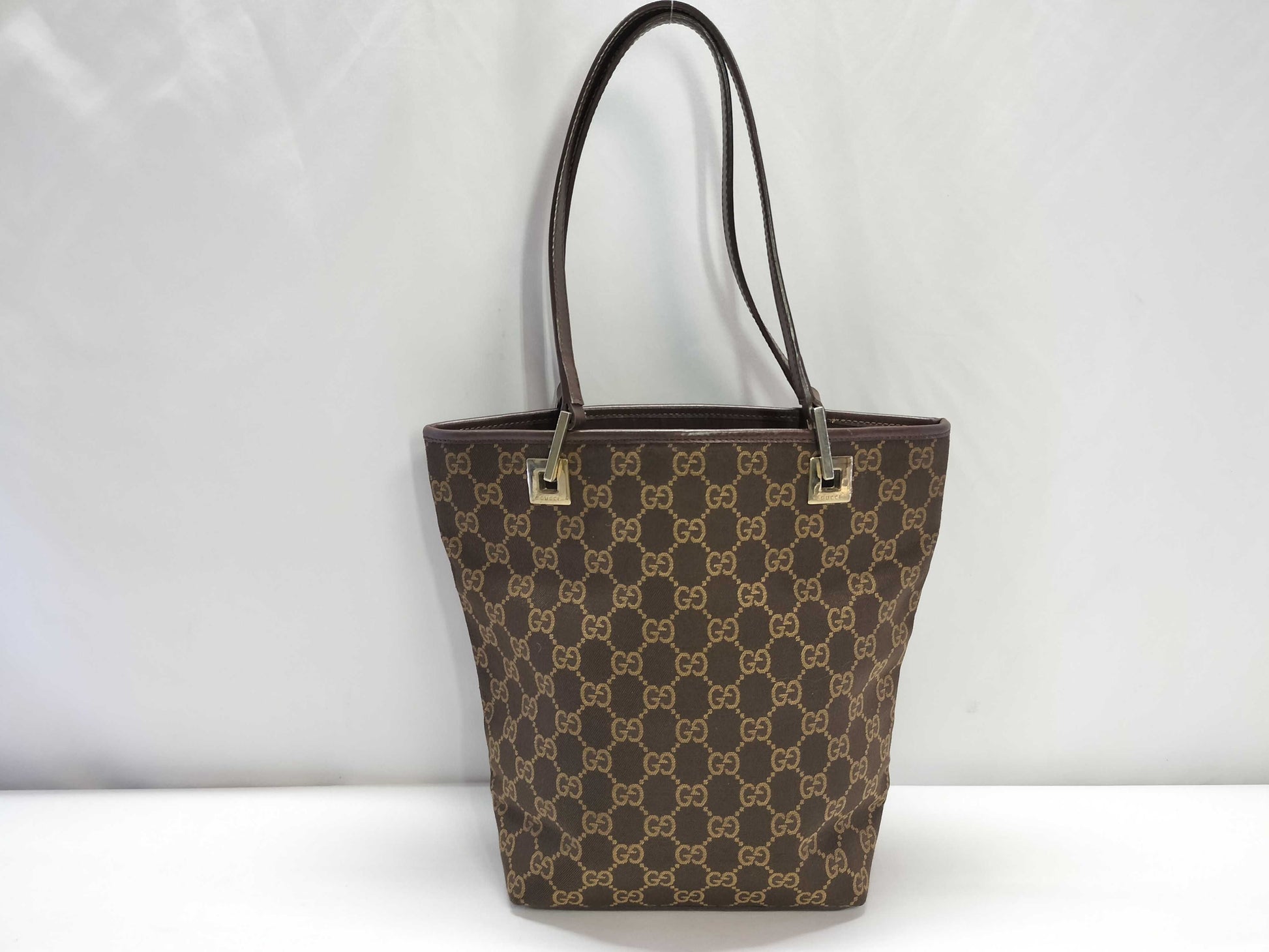 GUCCI GG Canvas Shoulder Bag Tote Bag
