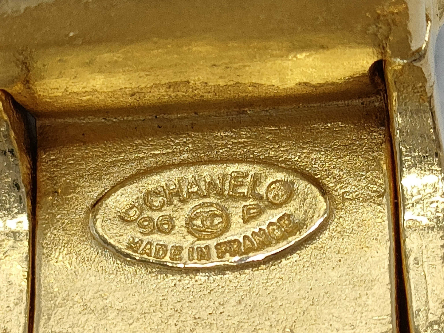 CHANEL Whistle Gold Chain Necklace 96P Necklace