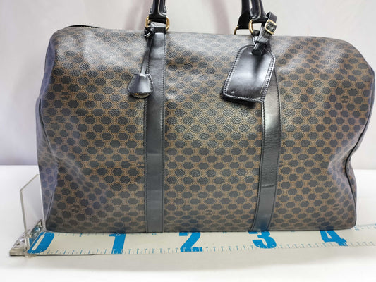 CELINE Macadam Boston Bag, Black