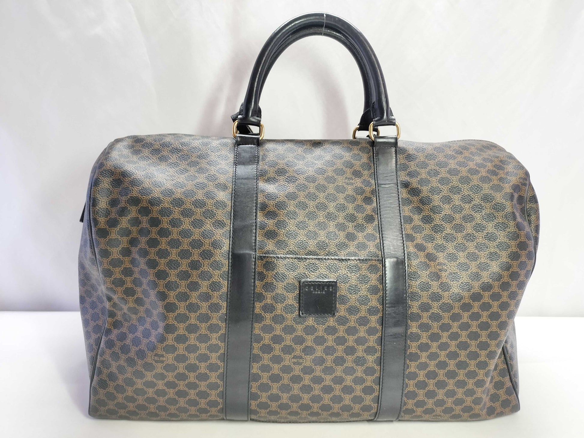 CELINE Macadam Boston Bag, Black