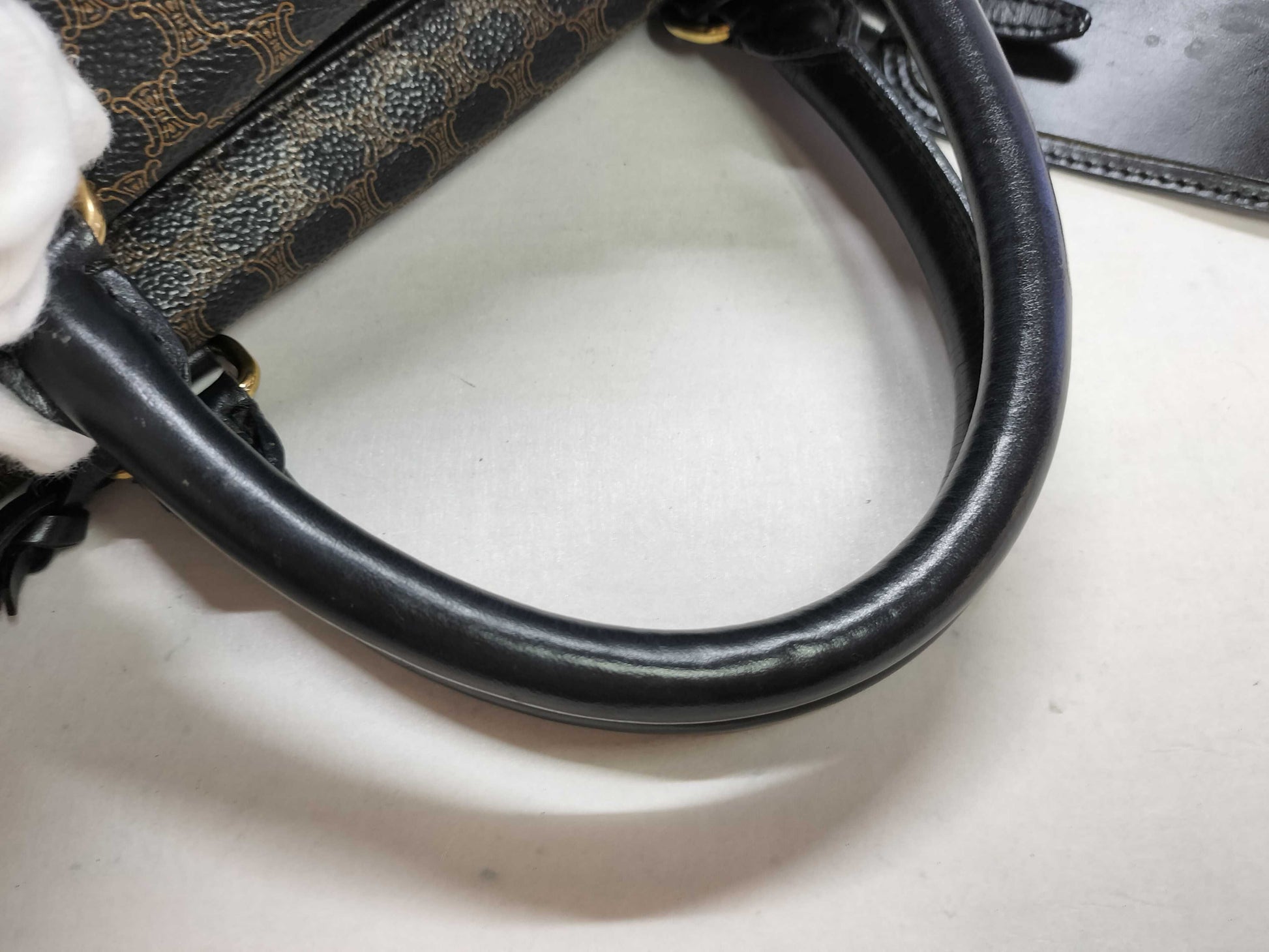 CELINE Macadam Boston Bag, Black