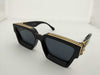 LOUIS VUITTON Millionaire Sunglasses, Plastic, Black, Z1165W