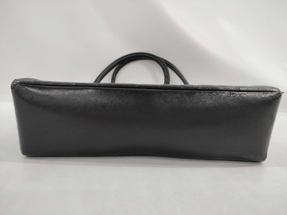 CHANEL New Mademoiselle Black Lambskin Shoulder Bag with Gold Hardware