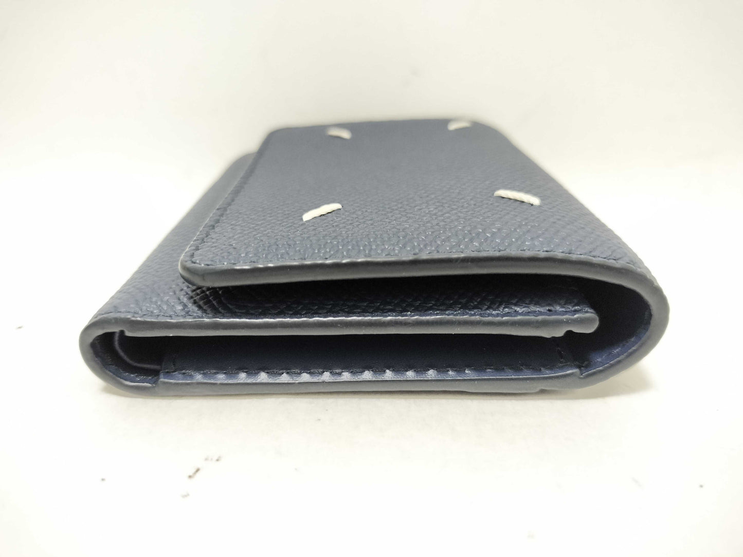 Margiela 4-Stitch Compact Wallet Leather Wallet