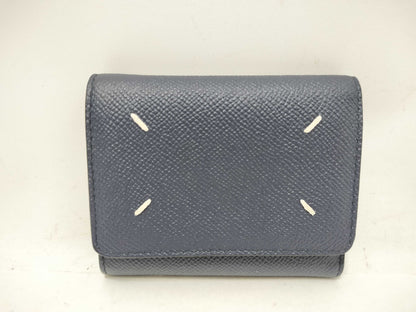 Margiela 4-Stitch Compact Wallet Leather Wallet