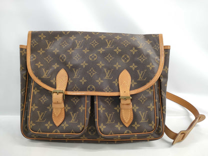 LOUIS VUITTON Monogram Gibessier GM Shoulder Bag