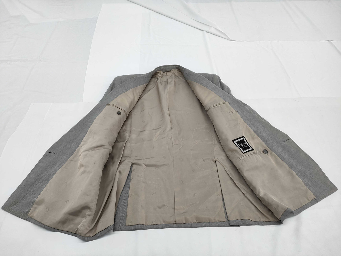 Christian Dior Men's Wool Double-Breasted Suit, Size 175cm 