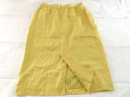 GIVENCHY Women's Yellow Suit, Size 12, with GIVENCHY Jacket