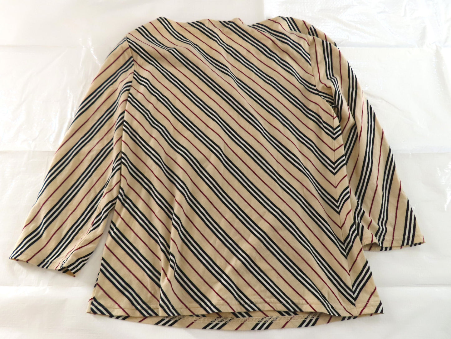 BURBERRY Check Sanyo Shokai Tag Cut and Sew Tops Set of 2