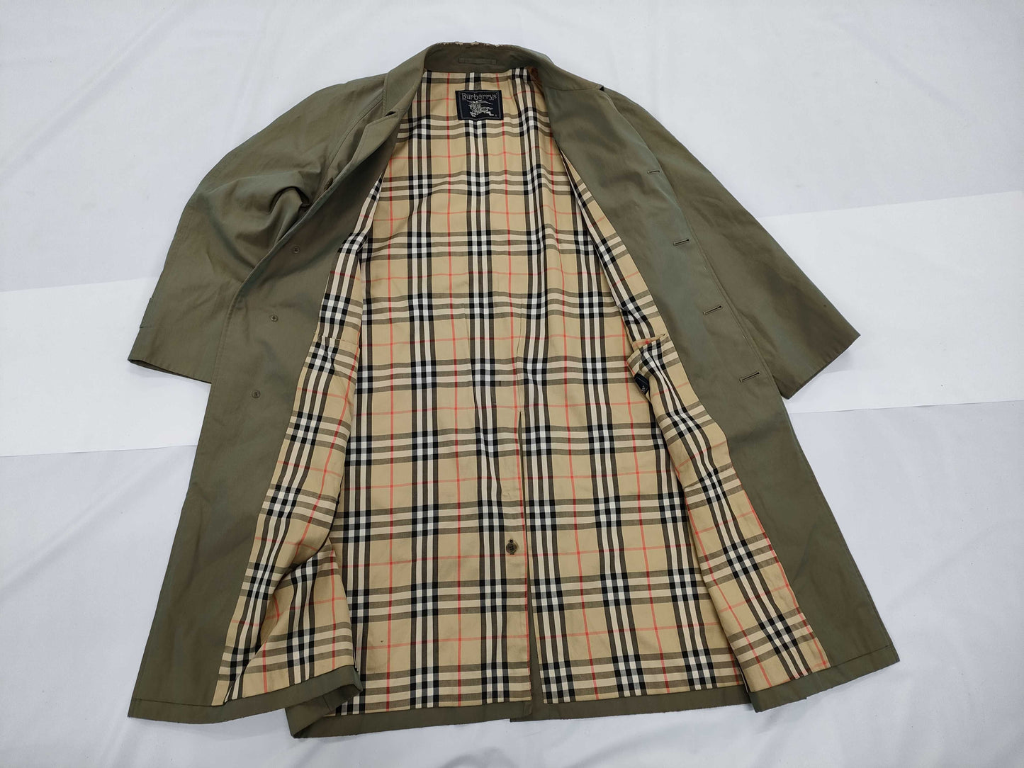 Burberry Men's Iridescent Shiny Trench Coat, Size 170, C-TK83