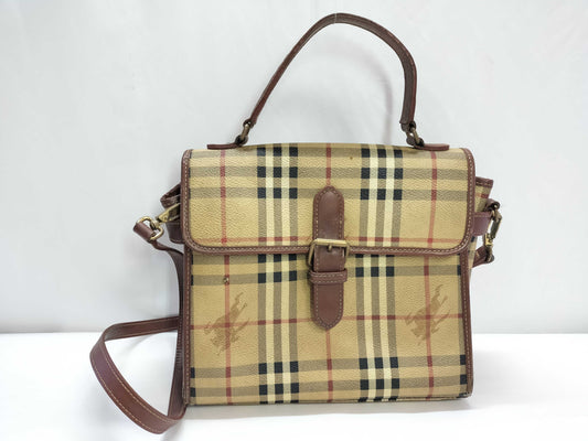 BURBERRY Nova Check Shoulder Bag
