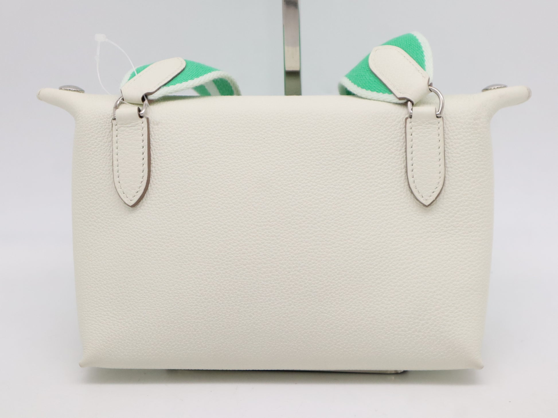 HERMES Leather Vide Poche Gris Pale B Stamp 2023 Shoulder Bag