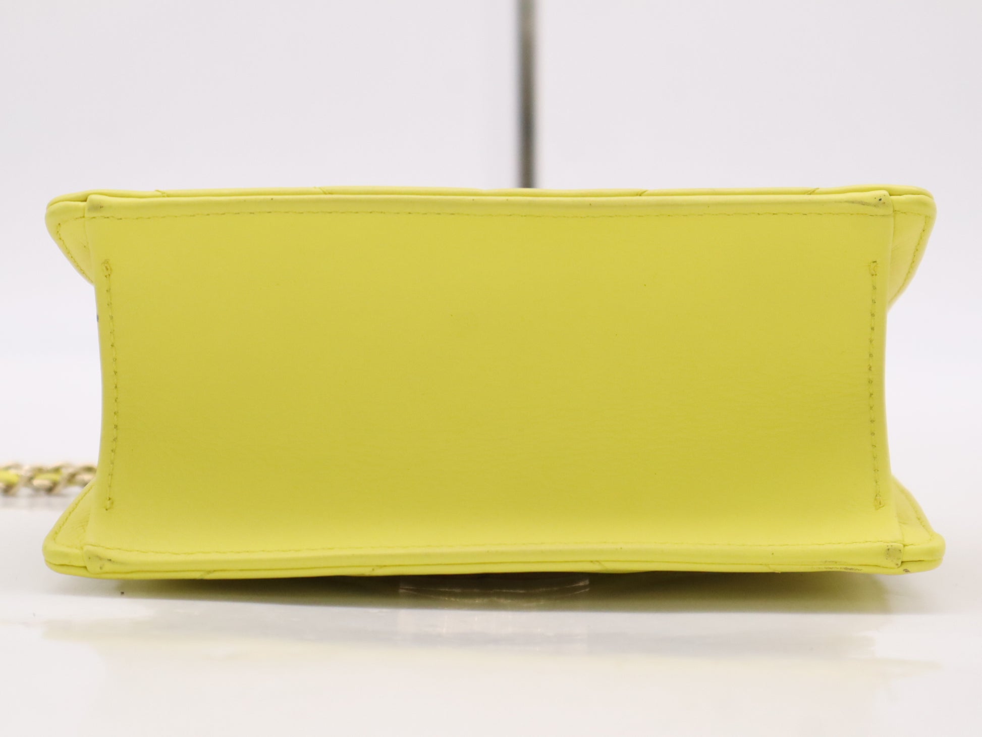 CHANEL Leather Super Copy Shoulder Bag with GD Hardware and Yellow Seal 27128020