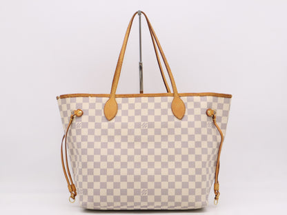 LOUIS VUITTON N51107 Azure Neverfull MM Old Model Tote Bag