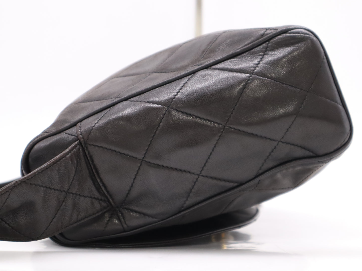 CHANEL Lambskin Matelasse 30 Shoulder Bag Black Card 3166649 Shoulder Bag
