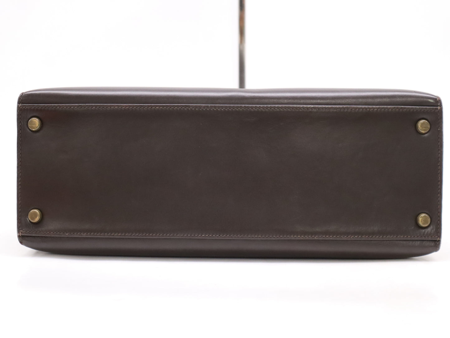 HERMES Kelly 32 Handbag, 1986, with P Stamp, GD Hardware, Dust Bag and Cloche.