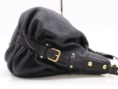 LOUIS VUITTON M95660 Mahina Mahina XS Noir Shoulder Bag