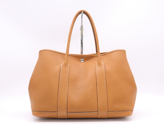 HERMES Negonda Garden Party 36 Brown A Stamp 2017 Tote Bag