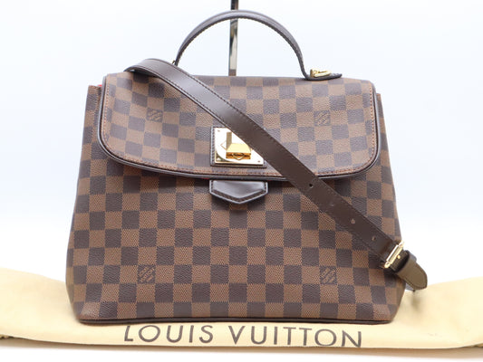 LOUIS VUITTON N41167 Bergamo PM Handbag with Shoulder Strap and Dust Bag
