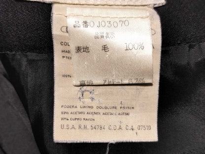 Christian Dior Wool Skirt Black Skirt