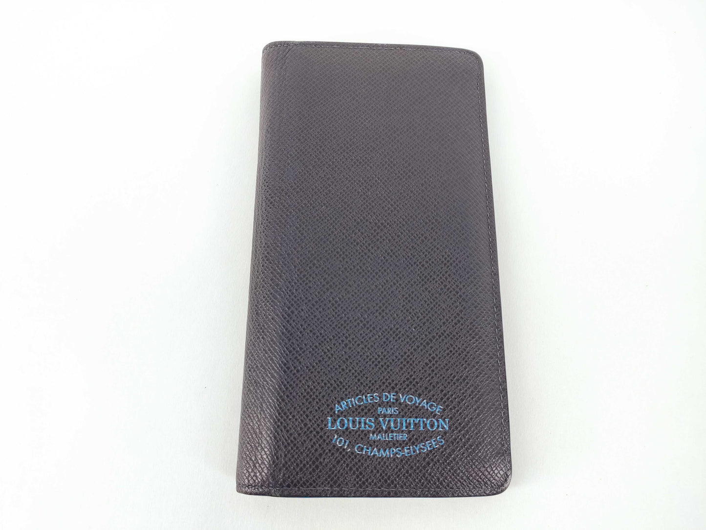 LOUIS VUITTON Taiga Louis Vuitton Taiga Brazza Wallet