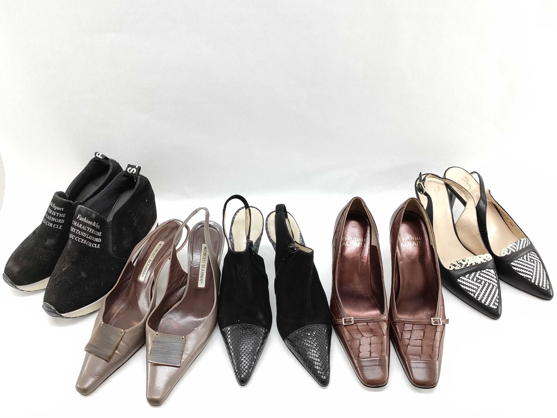 Christian Ojar and other pumps, shoes 5-piece set pumps