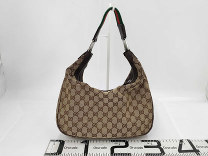 GUCCI Sherry GG Canvas One-Shoulder Handbag